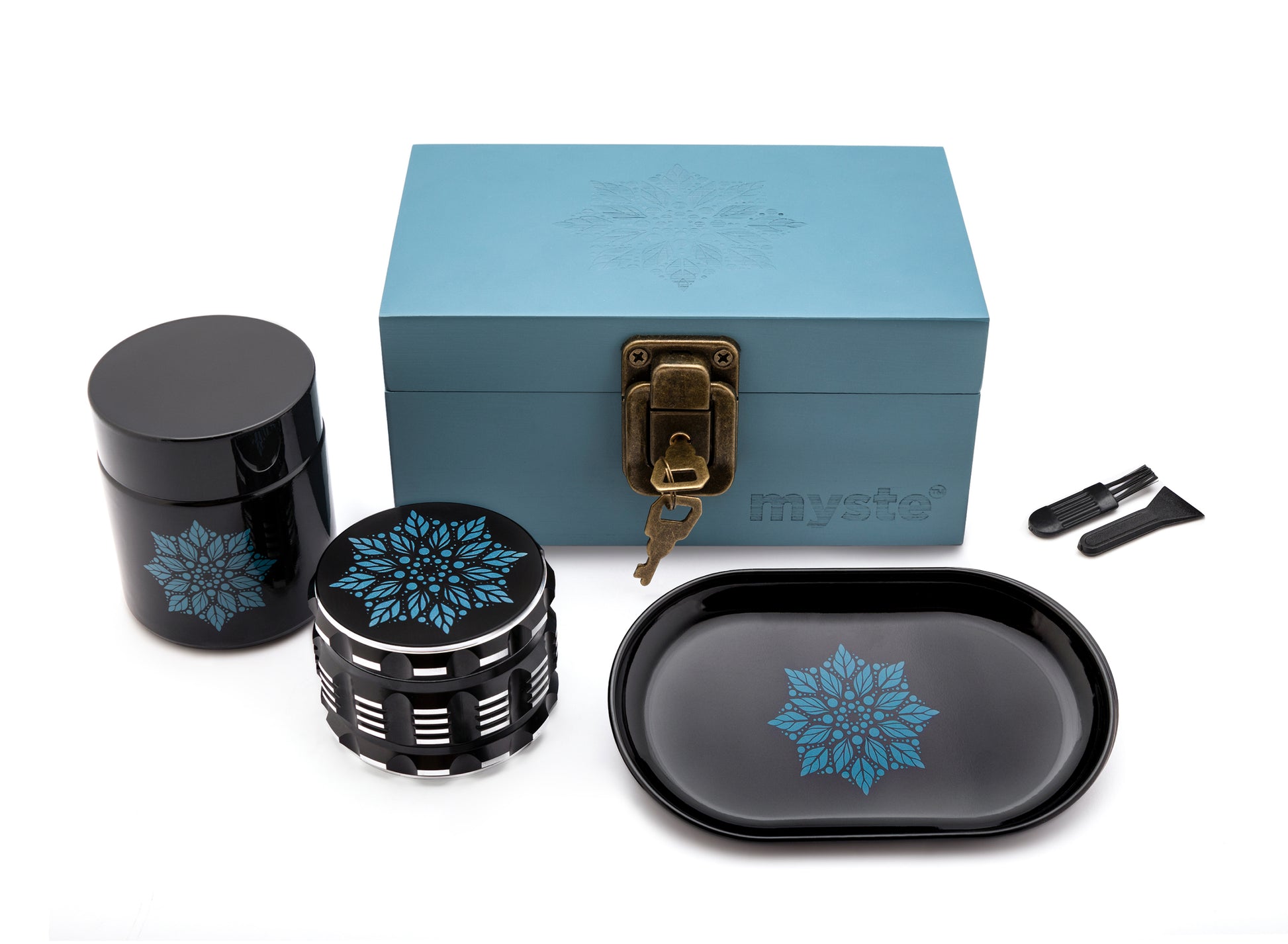 The Black Box • Premium Locking Stash Box • 63mm Grinder & 2 Smellproo –  Spliff Society